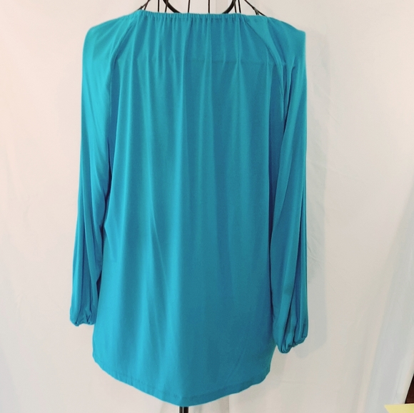 Turquoise top Women's Philosophy by Republic - Picture 3 of 6